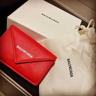 バレンシアガ(Balenciaga)の【美品】バレンシアガ ペーパーミニウォレット(財布)