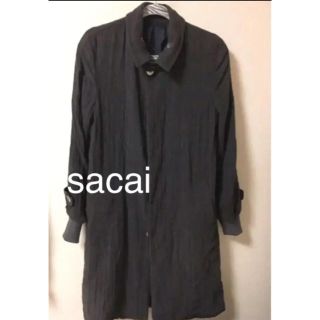 サカイ(sacai)のsacai サカイ 比翼仕立て 春夏モデルコート(ステンカラーコート)