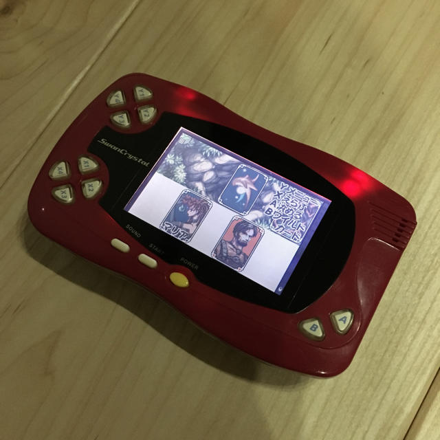 画面美品◇クリスタルブルー◇GBA SPのフロントライト移植ワンダースワンカラー