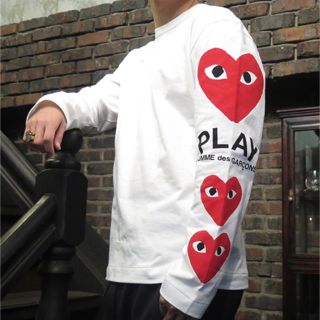 コムデギャルソン(COMME des GARCONS)のPLAY COMME des GARCONS ロンＴ 2019 S/S ITEM(Tシャツ/カットソー(七分/長袖))