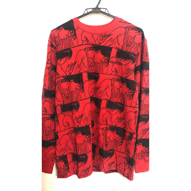 supreme akira jacquard l/s top m シュプリーム - Tシャツ/カットソー ...