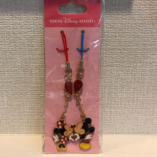 ディズニー(Disney)の新品未使用♡未開封♡ディズニー ペアストラップ(ストラップ/イヤホンジャック)