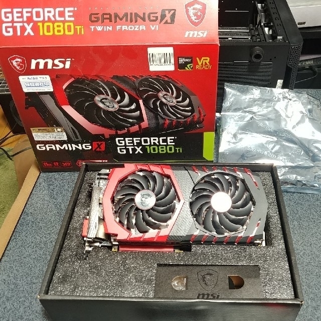 定期入れの MSI GeForce GTX 11G X GAMING Ti 1080 PCパーツ