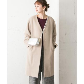 アーバンリサーチ(URBAN RESEARCH)のVネックロングコート(ロングコート)