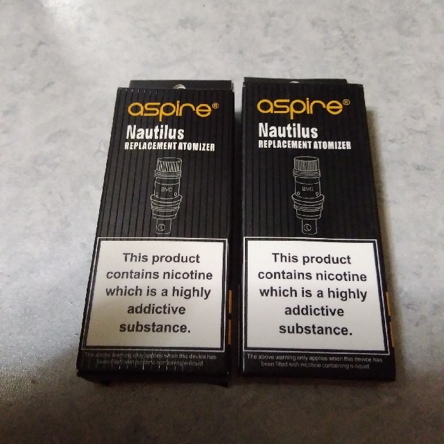 aspire(アスパイア)のaspire NAUTILUS 1.8Ω　コイル５個パック　２箱セット メンズのファッション小物(タバコグッズ)の商品写真