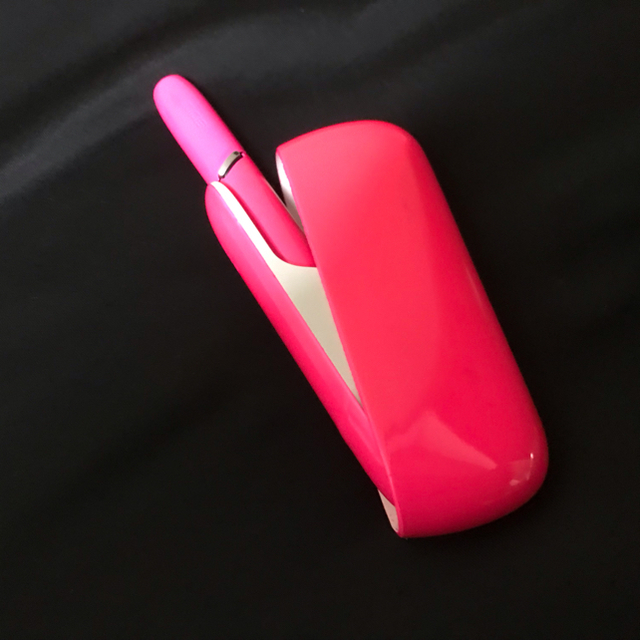 ファッション小物新品 蛍光ピンク アイコス iQOS3 フルセット オリジナルカラー ペイント