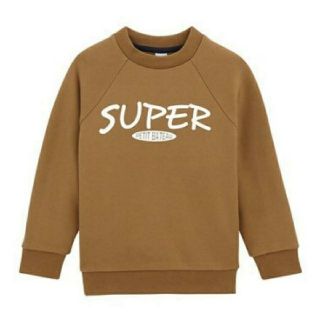 プチバトー(PETIT BATEAU)のプチバトー プリントスウェット長袖プルオーバー
4ans 104cm
(Tシャツ/カットソー)