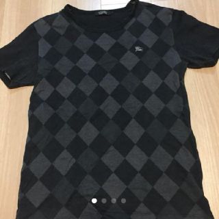 バーバリーブラックレーベル(BURBERRY BLACK LABEL)のBURBERRY アーガイル カットソー(Tシャツ/カットソー(半袖/袖なし))