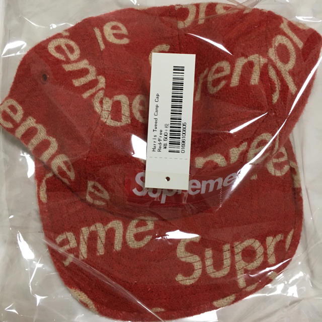 supreme Harris Tweed Camp Cap