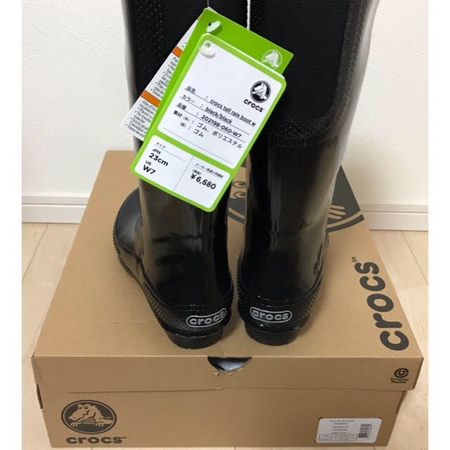 crocs(クロックス)の21.0 Crocs Tall Rain Boot W トール レイン ブーツ レディースの靴/シューズ(レインブーツ/長靴)の商品写真