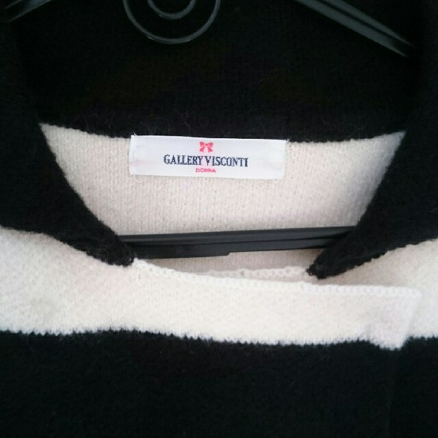 GALLERY VISCONTI(ギャラリービスコンティ)のギャラリービスコンティ ニットコート レディースのジャケット/アウター(ニットコート)の商品写真