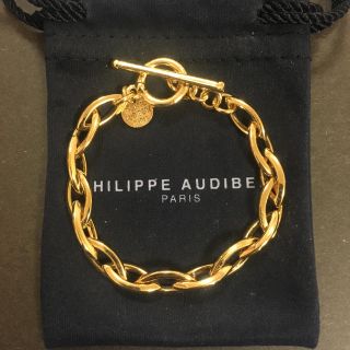 フィリップオーディベール(Philippe Audibert)のmiiWR様専用オーバルチェーンブレスレット ＧOLＤ フィリップオーディベール(ブレスレット/バングル)