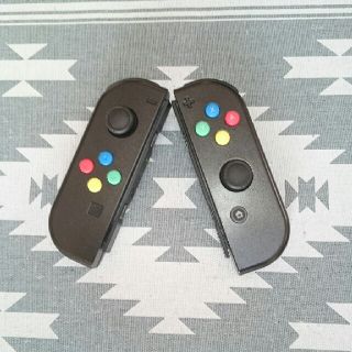 Nintendo Switch ジョイコンカスタムlrメタリックブラック 識別色変更の通販 ラクマ