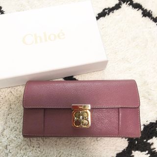 クロエ(Chloe)のChloe エルシー  長財布 ピンク(財布)