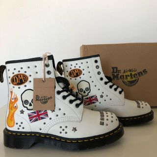 ドクターマーチン(Dr.Martens)の新品 ドクターマーチン UK8 1460 8ホール ロカビリー スタッズ (ブーツ)