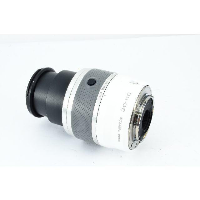 Nikon(ニコン)の★超広範囲★NIKON 1 NIKKOR 30-110mm VR ホワイト スマホ/家電/カメラのカメラ(レンズ(ズーム))の商品写真