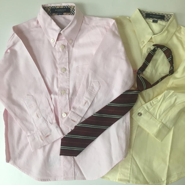 BURBERRY(バーバリー)の美品♪バーバリー スーツ 4点セット  100cm 男の子 キッズ/ベビー/マタニティのキッズ服男の子用(90cm~)(ドレス/フォーマル)の商品写真