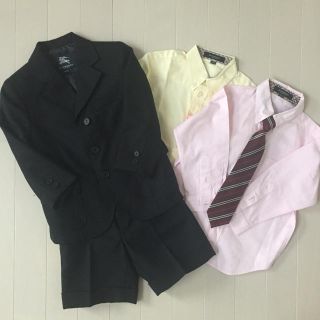 バーバリー(BURBERRY)の美品♪バーバリー スーツ 4点セット  100cm 男の子(ドレス/フォーマル)