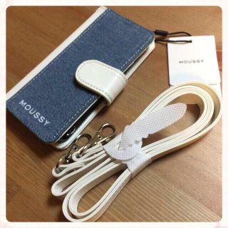 マウジー(moussy)のiPhoneケース♡新品(モバイルケース/カバー)