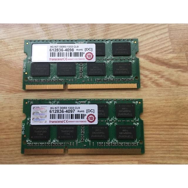 Transcend - Transcend メモリ DDR3 1333 MHz 4GB+4GB=8GBの通販 by ...