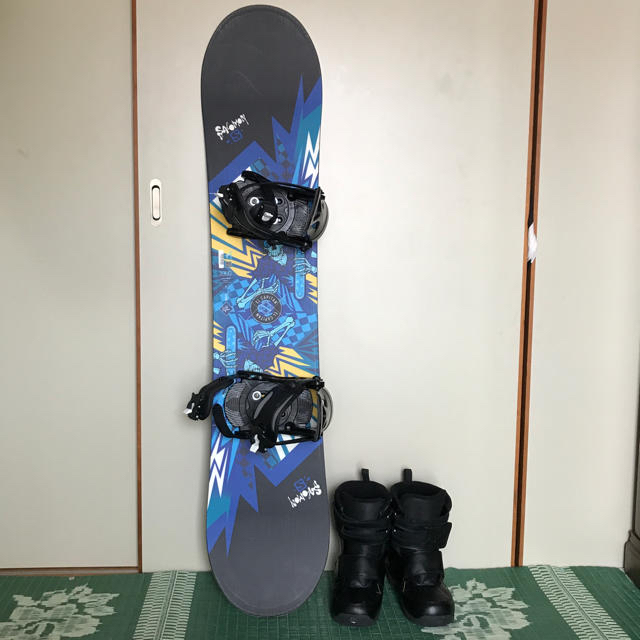 SALOMON - サロモン スノーボードJr 130cm 3点セットの通販 by SALOMON - サロモン スノーボードJr 130cm 3点セットの通販 by