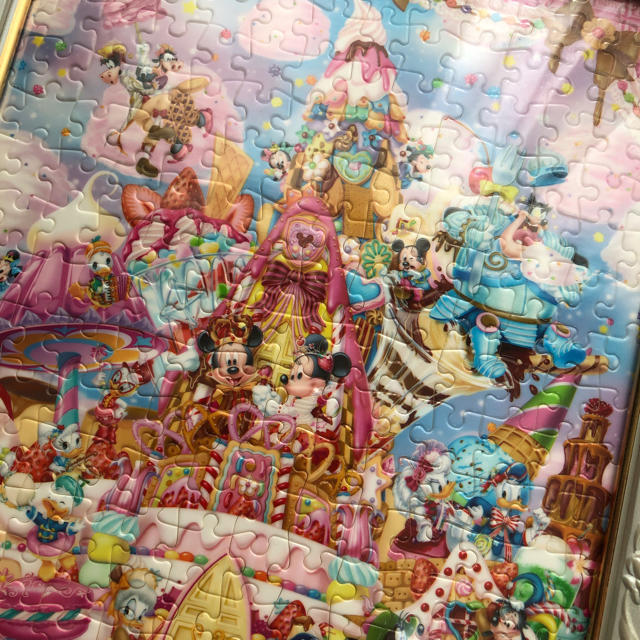 Disney ディズニーお菓子の城風パズル 完成品の通販 By Honoka日和 S