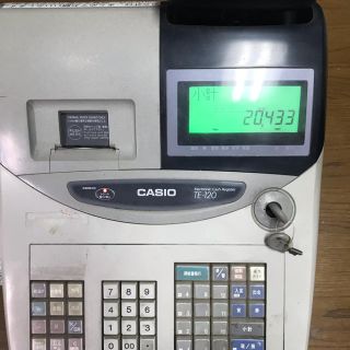 カシオ(CASIO)のCASIO 電子レジスター TE-120(店舗用品)