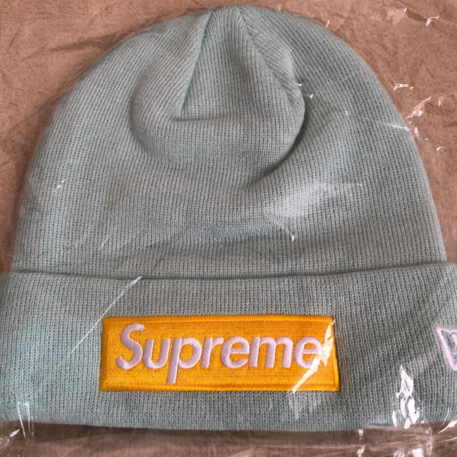 supreme box logo beanie帽子