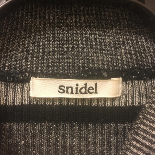 SNIDEL(スナイデル)のスナイデル ボーダーニットトップス レディースのトップス(ニット/セーター)の商品写真