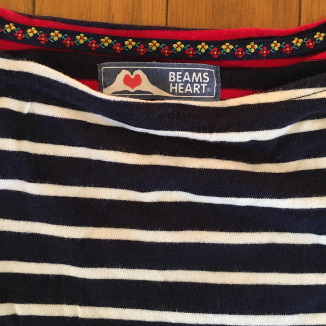 BEAMS(ビームス)のボーダーカットソービームス BEAMS HEART ボーダー 長袖Tシャツ メンズのトップス(Tシャツ/カットソー(七分/長袖))の商品写真