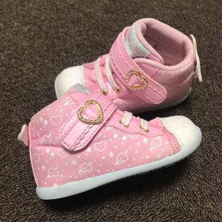 ムーンスター(MOONSTAR )の【お買得♡】キャロット 天使の羽 スニーカー ♡ 13.5cm 女の子 ピンク(スニーカー)