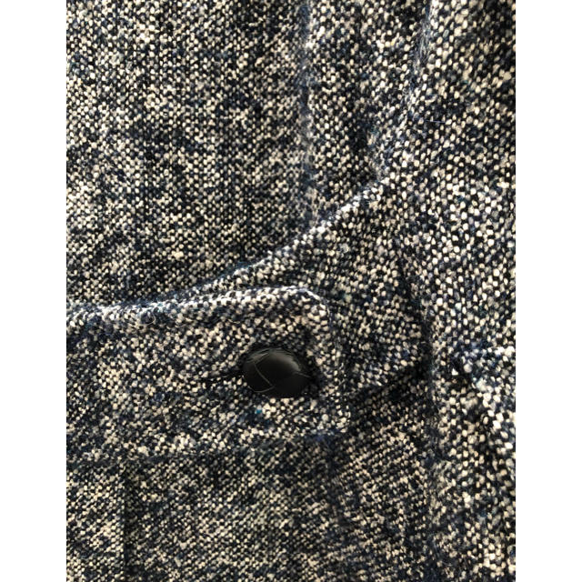 Ermenegildo Zegna(エルメネジルドゼニア)のTAGLIATOREタリアトーレ ダブルポロコート ネイビー×ホワイト メンズのジャケット/アウター(チェスターコート)の商品写真