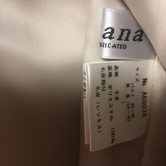 ANAYI(アナイ)のイスターナ レザーコート レディースのジャケット/アウター(毛皮/ファーコート)の商品写真