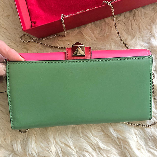 VALENTINO チェーンウォレット 長財布