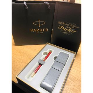 パーカー(Parker)のパーカー スリムボールペン ソネット レッド(ペン/マーカー)