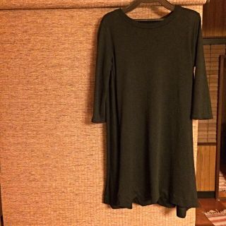 ザラ(ZARA)のザラ ブラックワンピース(ミニワンピース)