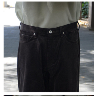コモリ(COMOLI)のauralee washed corduroy 5p pants(スラックス)