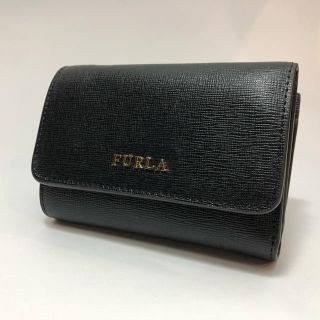 フルラ(Furla)の新品・円高還元セール！FURLA(フルラ)折りミニ財布ブラック(黒)(財布)