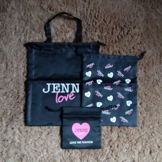 JENNI(ジェニィ)のJENNI   love    袋3点セット  新品未使用 キッズ/ベビー/マタニティのこども用ファッション小物(その他)の商品写真