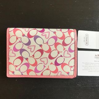 コーチ(COACH)の☆様専用♡COACH パスポートケース シグネチャ ハート ピンク(その他)