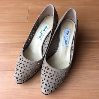 ジミーチュウ(JIMMY CHOO)のJIMMYCHOO ジミーチュウ 美品パンプス36.5ベージュ(ハイヒール/パンプス)