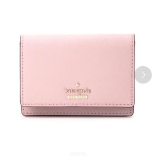 ケイトスペードニューヨーク(kate spade new york)のkatespadenewyork カードケース 定期入れ ピンク(名刺入れ/定期入れ)