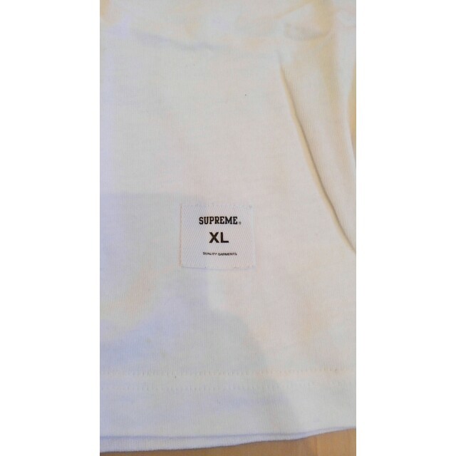 Supreme Tシャツ  XL  ホワイト　ロゴ　ロンTセット
