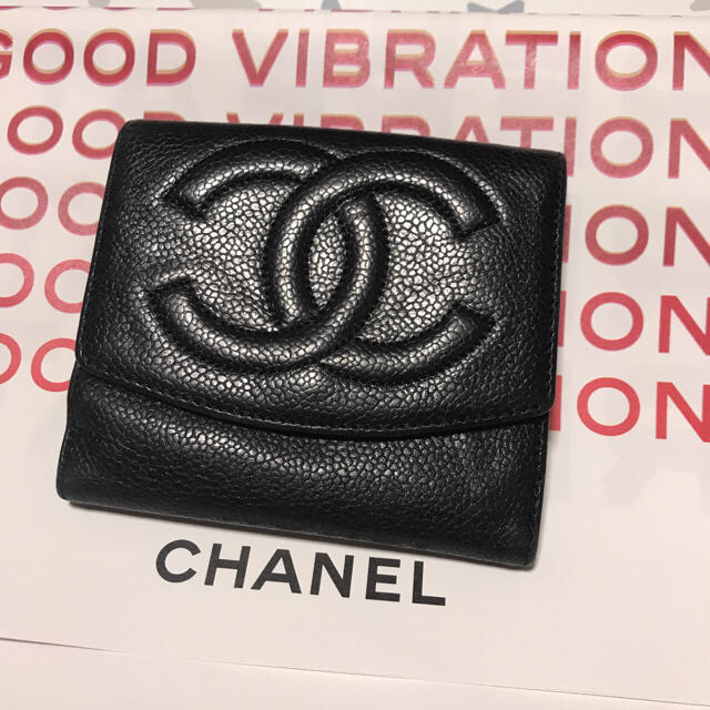 お値下げCHANEL シャネル キャビアスキン - 財布