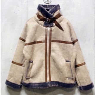 ザラ(ZARA)のフェイクムートンコート(ムートンコート)