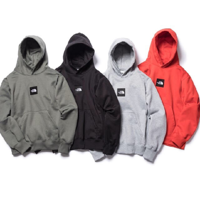 the north face heather logo big hoodie