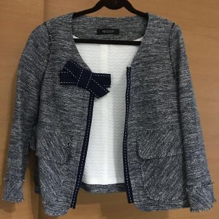 ダブルスタンダードクロージング(DOUBLE STANDARD CLOTHING)のVANILLA COUTURE 春ジャケット(ノーカラージャケット)