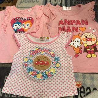 アンパンマン(アンパンマン)のRU様専用 アンパンマン♡ノースリーブ♡3枚セット(Tシャツ/カットソー)