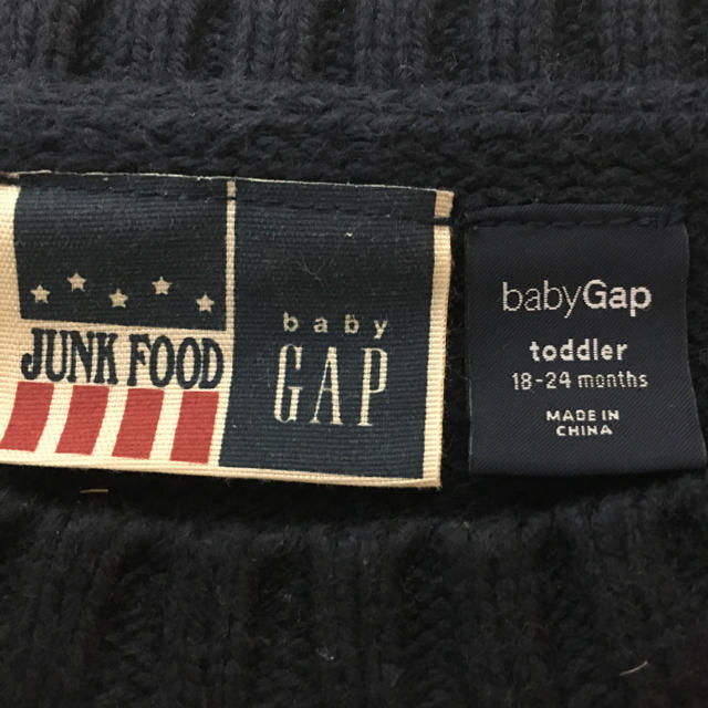 babyGAP(ベビーギャップ)のセーター キッズ/ベビー/マタニティのキッズ服男の子用(90cm~)(ニット)の商品写真