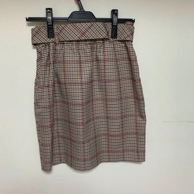 WILLSELECTION(ウィルセレクション)のWILLSELECTION チェック 今季 美品 スカート レディースのスカート(ひざ丈スカート)の商品写真